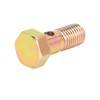 X AUTOHAUX Hollow Screw M8 x 1.0 mm Bronze 1