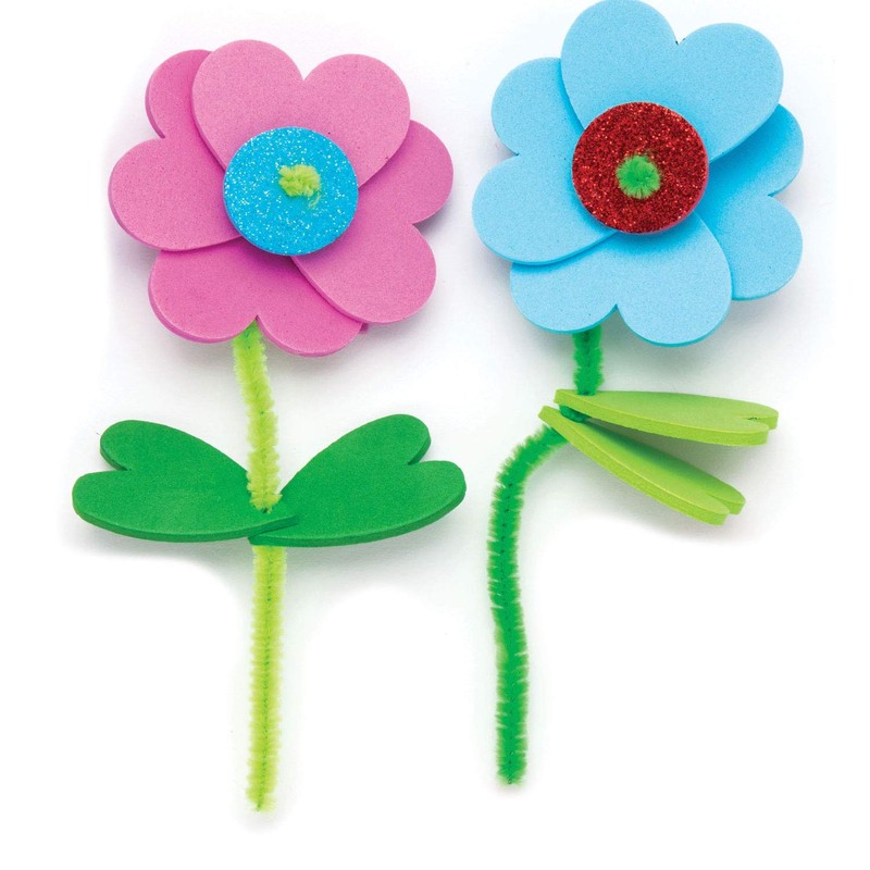 Baker Ross Stacking Craft Sets "Flowers" to Mix and Match
