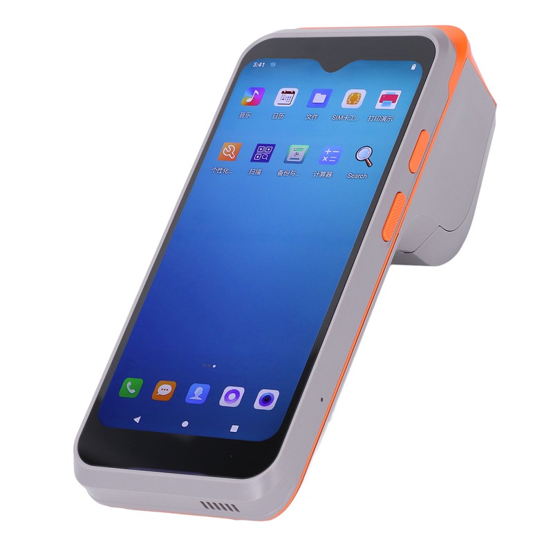 POS Receipt Printer 6.2in Touchscreen BT NFC Handheld Thermal Printer