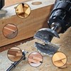 Vearter 30mm Forstner Drill Bit, High Carbon Steel Multi-Tooth Woodworking