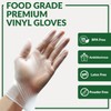GORILLA SUPPLY Disposable Heavy Duty Vinyl Gloves Latex Free Powder