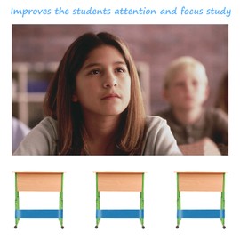 Sensory Chair Bands for Kids with Fidgety Feet,3-Pack Fidget Bouncy Stretch Chair Bands for Classroom Chairs,Flexible Seating Straps Perfect for Kids with Sensory ADHD Autism Poor Concentration