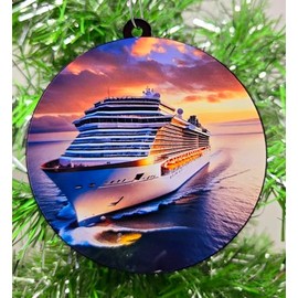 Cruise Ornament - Luxurious Cruise Ship Christmas Ornament