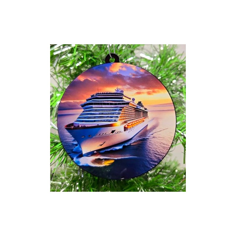 Cruise Ornament - Luxurious Cruise Ship Christmas Ornament