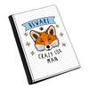 Gift Base Beware Verrückte Fuchs Mann Pass-Etui Deckel