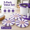 Microfiber Spin Mop Replacement Heads for O-Cedar/Vileda EasyWring – 3/6