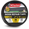 XFasten Book Binding Repair Tape, Black, 2-Inch by 15-Yard, Cloth