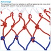 PATIKIL 18.5" 5.5mm Basketball Net Replacement, 4 Pack Polyester Basketball