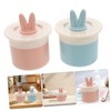 Baluue Facial Cleansing Tool Bunny Ears 2pcs Skincare Foaming Dispenser