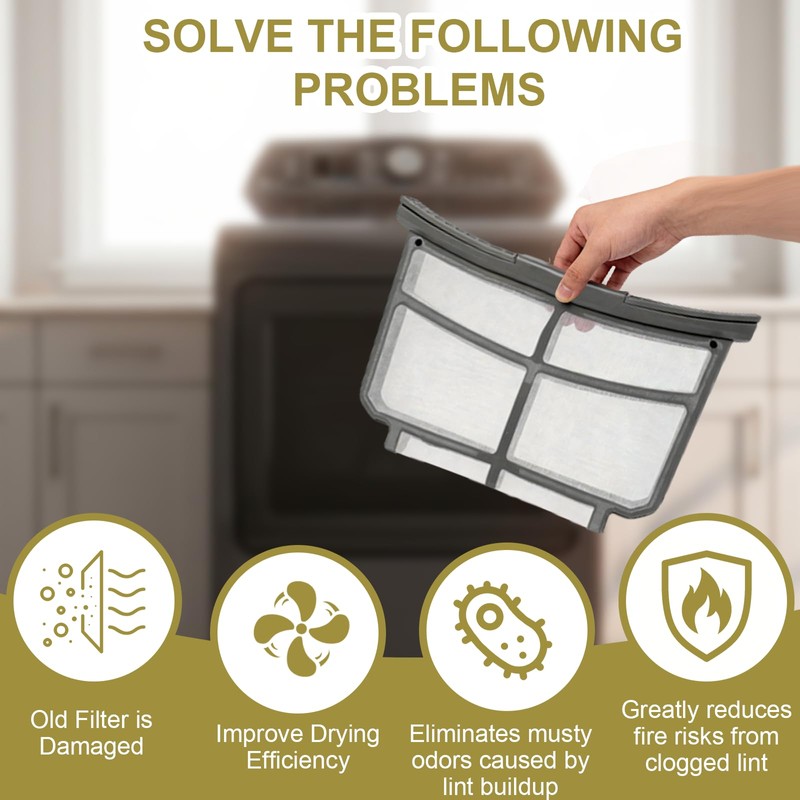 GFD55ESPR3RS GFD55GSPR3RS GFV55ESSN2WW Dryer Lint Screen Filter