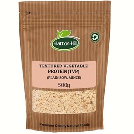 Textured Vegetable Protein (TVP) – Plain Soya Mince 500g by Hatton Hill