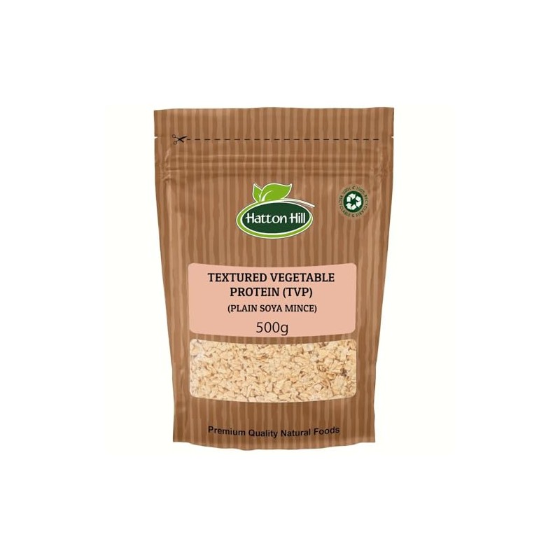 Textured Vegetable Protein (TVP) – Plain Soya Mince 500g by