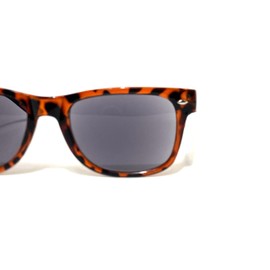 READING SUNGLASSES classic horn rimmed TORTOISE FRAME springe hinges 100% UV400 PROTECTION power +1.75
