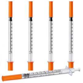 1mL 31G Syringe with 1/4 Inch (6mm) U-100 1cc syringes Individually Wrapped Box of 25