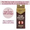 Madam Sew Chalk Fabric Marker Refill Cartridges – Quick, Clean,