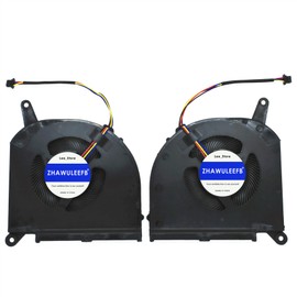ZHAWULEEFB New CPU+GPU Cooling Fan for Gigabyte Aorus 15P 15G 17G KB SB WB XB YB YC KC XC RX5G RX7G AERO 15 OLED SA 17 HDR XA RP75XA RP77XA RP77XD AERO 17 RP77 RP75W PLB07010S12HH DC12V (0.7CM Fan)