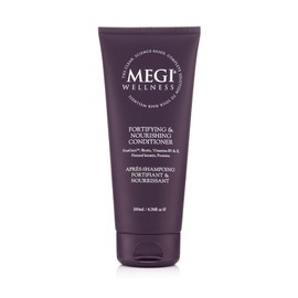 MEGI Wellness Fortifying & Nourishing Conditioner with Natural Keratin. Infused with Caffeine, Biotin, Protein, Vitamins B6 &E, Moisturizing conditioner