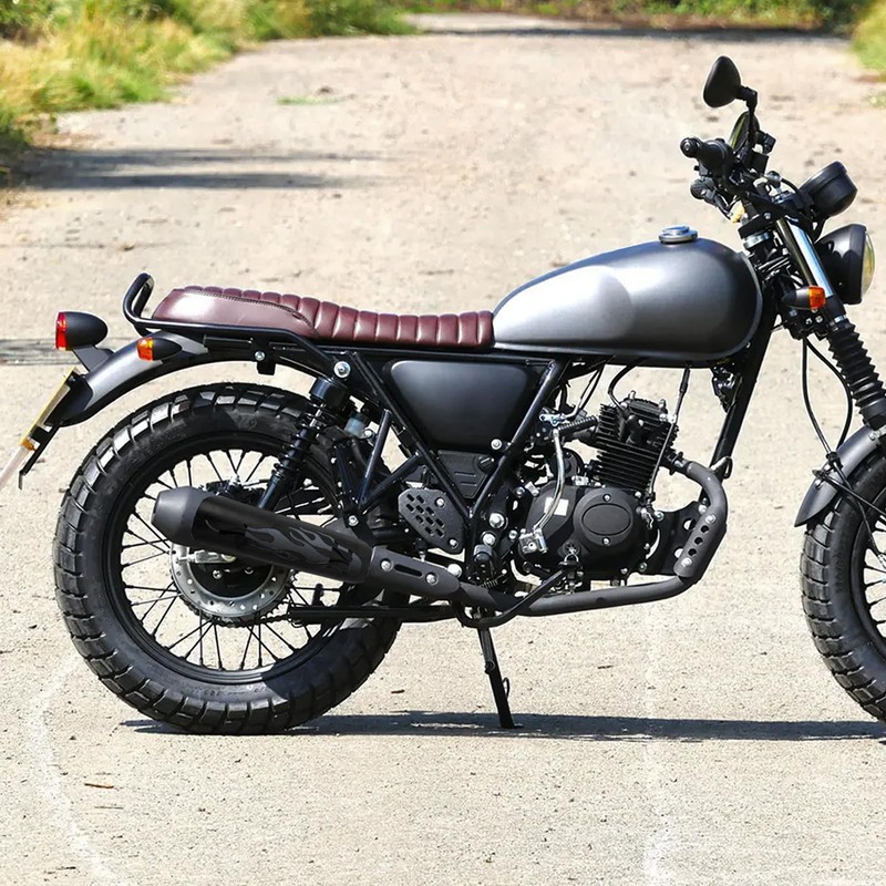 Motorcycle Exhaust Heat Shield - Black