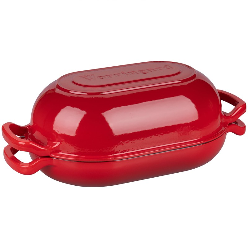 VORRINGARD Enameled Cast Iron Sourdough Bread Oven, Dutch Oven, Loaf
