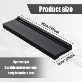 1 PCS Tapping Block 3 Different Edges Universal Flooring Tapping Block Wood Flooring Tool Reversible Double Sided for Vinyl Plank for Tongue Groove Click-Lock Floor Laminate Floor Installation (Black)