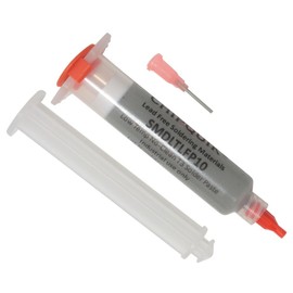 Chip Quik SMDLTLFP10 Solder Paste no clean Sn42/Bi57.6/Ag0.4 Low Temp 138C in 10cc syringe 35g (T3)