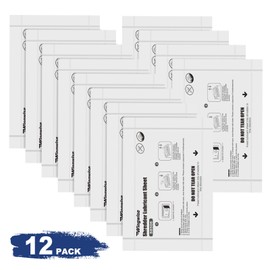 Wingwise 12-Pack Shredder Lubricant Sheets, 8.5 x 6 Inches, Sharpens Blades & Reduces Jams, Mess-Free Maintenance for All Shredders