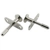 HJGarden 2PCS Stainless Steel Plunger Latches Spring-Loaded Spring Latch