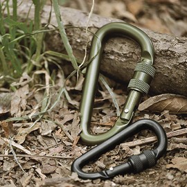 HIGHMOUNT Carabiner Screw Lock 8mm Olive