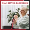 BigAlex Folding Walking Cane with LED Light,Pivoting Quad Base,Adjustable Walking