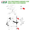 10L0L Golf Cart Shock Absorber Bushing Kits Fits Club Car