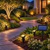 10-Pack Outdoor Solar Landscape Lights with IP65 Water Resistance