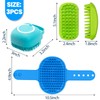 3PCS Dog Bath Brush, Dog Shampoo Brush, Dog Scrubber for