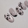 Mobre Leopard Handmade Nail Tip Silky Magnetic Gel Hope Nail