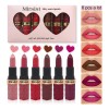 Set De Lápiz Labial Mate Transferproof, Maquillaje De Labios