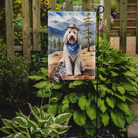 Caroline's Treasures DAC5927GF Komondor Cowboy Welcome Garden Flag Mailbox Flag Decorative Yard Flag Banner Outside Patio Artwork Yard Flower Beds, Garden Size, Multicolor