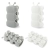 4pcs Silicone Shower Head Holder, Universal Relocatable Shower Head Suction