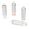 4pcs RCA Plug Silver Plated HIFI Solder RCA Connector Accommodates