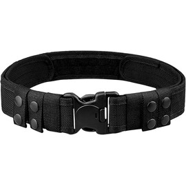 Adjustable Tactical Belt - Mens Quick Release Military Nylon Belt with Heavy Duty Buckle