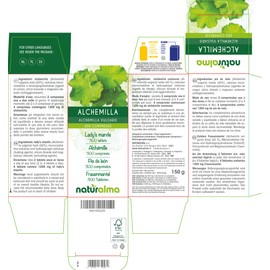 Women's Coat (Alchemilla Vulgaris) Herb Naturalma | 150 g | 300 Tablets of 500 mg | Dietary Supplement | Natural and Vegan