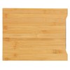 Cortesi Home Isabella Natural Bamboo Cutting Board With Removable Stainless