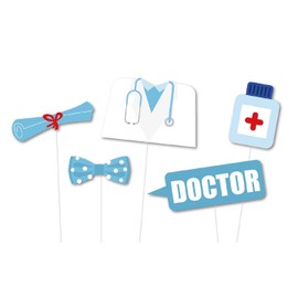 SWYOUN 37PCS Doctor Nurse Class of 2020 Graduation Grad Party Photo Props Big Size