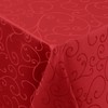 smiry Washable Tablecloth, Ornaments, Rectangular, 140 x 180 cm, Damask