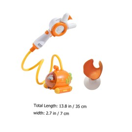 Operitacx Shower Head Cartoon Water Sprinkler for Newborns Safe Bathing Plaything for Fun Bathroom Accessory for Showers and Playtime
