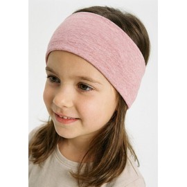 Sterntaler OCS Melange Headband - Soft Baby Headband Made of Melange Single Jersey (Organic) - Girls' Accessory for Babies & Toddlers - Skin-Friendly & Elastic - Velvet Pink, Size 49