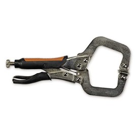 Hobart 770561 Locking C-Clamp Pliers with Rubber Grip, 11-Inch