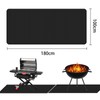 Fireproof Mat - 100 x 182 cm, Foldable Grill Mat,