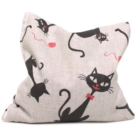 Mimi Spelt Cushion 12 x 12 cm Cat Heat Cushion and Cold Cushion Grain Cushion