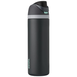 Owala FreeSip Botella de acero inoxidable aislada con popote para deportes y viajes, libre de BPA, 24 oz, Marejada Nublada