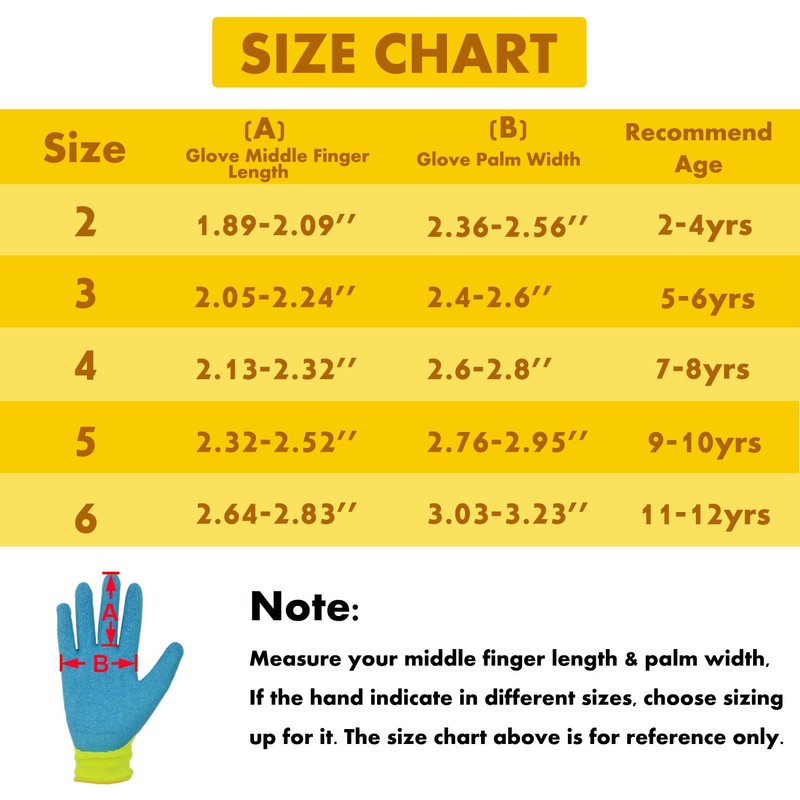 GLOSAV - Guantes de jardinería para niños de 2 a