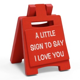 A Little Sign To Say I Love You, Mini Sign Plaque For Valentine's Day,I Love You Gifts For Her & Him, Special for Women